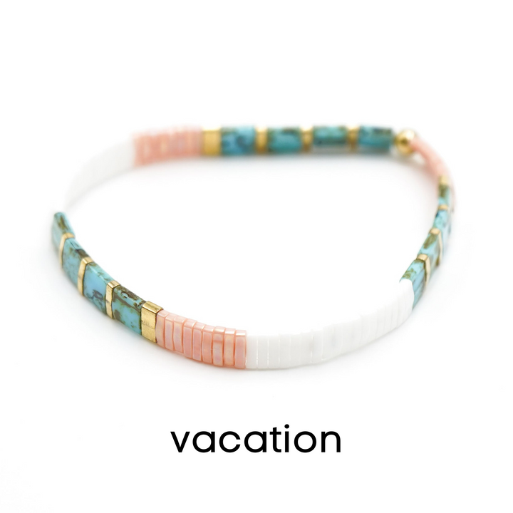 BOHO SUNRISE - Tila Bead Bracelets - Mack & Rex