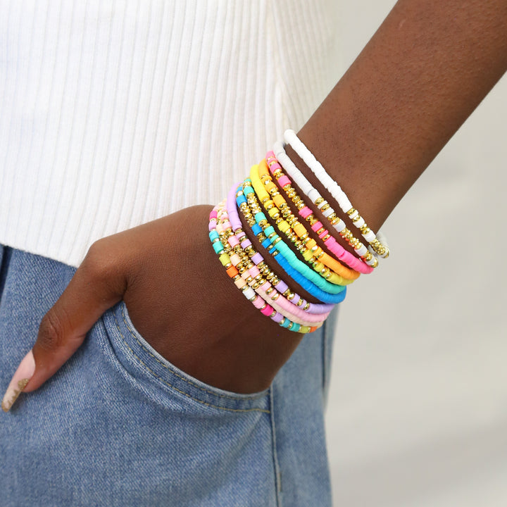 BOHO Heishi Collection - Heishi Accent Bracelets