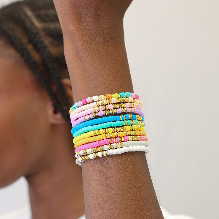 BOHO Heishi Collection - Heishi Accent Bracelets