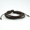 BUCKSHOT - Men's Leather Multi-Strand Bracelet - Mack & Rex