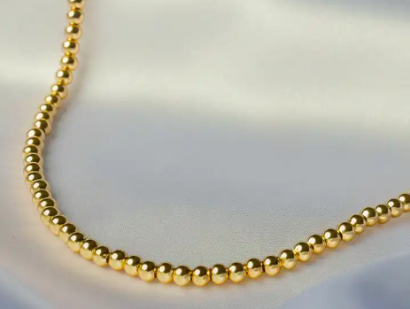 NECK BALL - 18K Gold Plated Necklace | 18 Inch