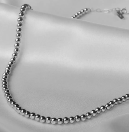 NECK BALL - 925 Sterling Silver Necklace | 18 Inch