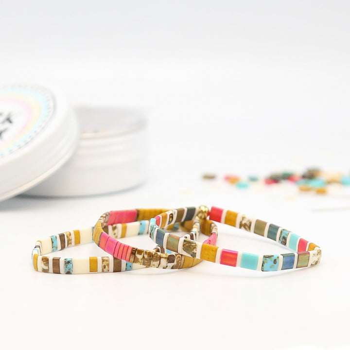 BEACH CRUISER - Tila Bracelet Making Kit - 3 Bracelets