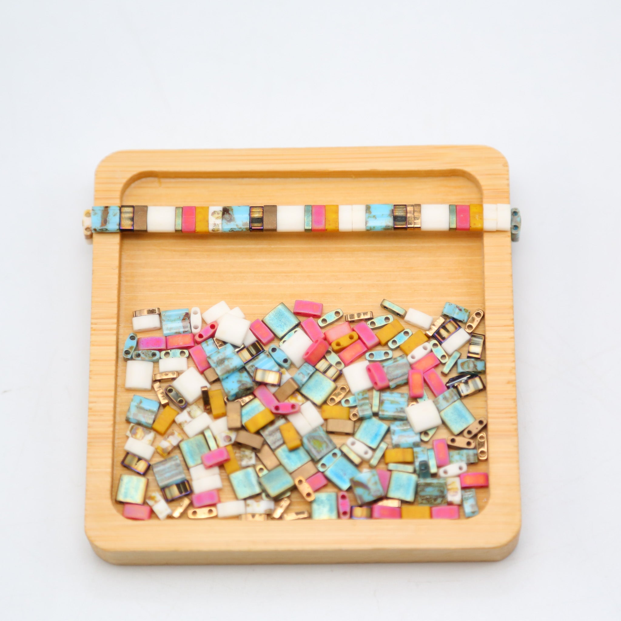 Mack & Rex Beachy Tila Bead Mix - Miyuki Tila Beads (Quarter/Half