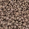 Beige opaque glazed frosted rainbow lavender 6/0 seed beads || RR6-4694 || 6-4694 - Mack & Rex
