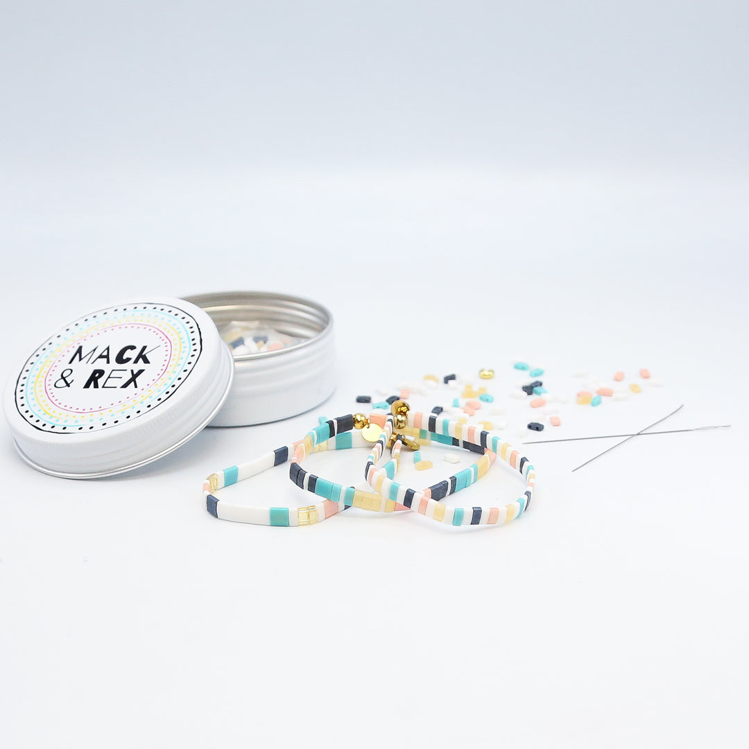 BIKINI BOTTOM - Tila Bracelet Making Kit - 3 Bracelets