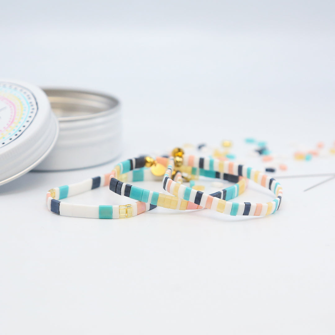 BIKINI BOTTOM - Tila Bracelet Making Kit - 3 Bracelets