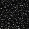 Black 8/0 seed beads || RR8-0401 - Mack & Rex