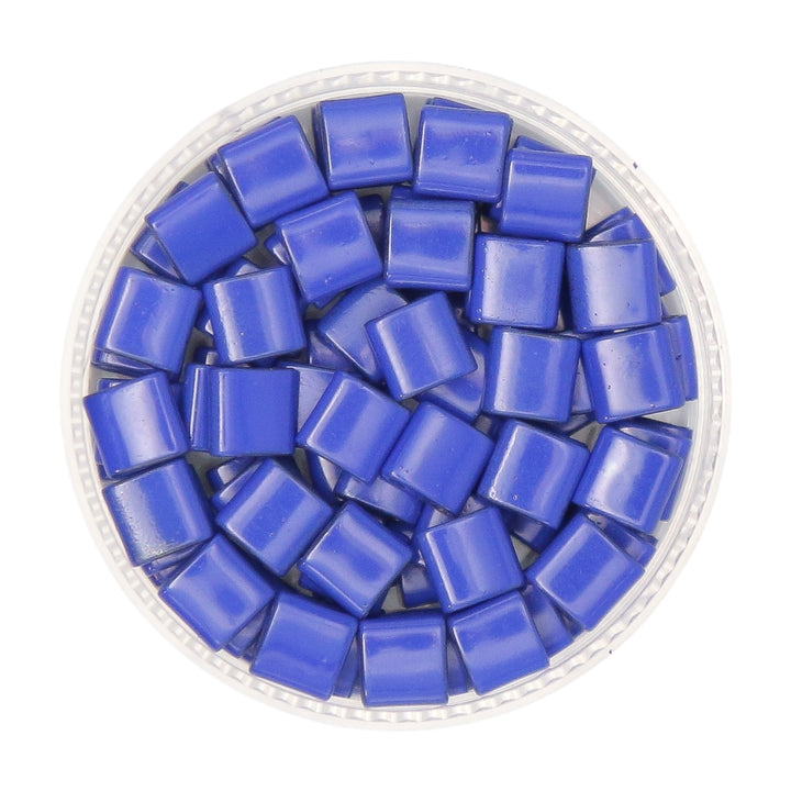 BLUE BLOOD - Half Tile Beads