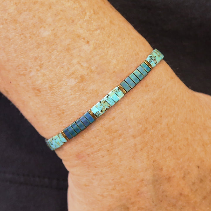 BLUE HAWAII - Tila Bracelet Stack of 3