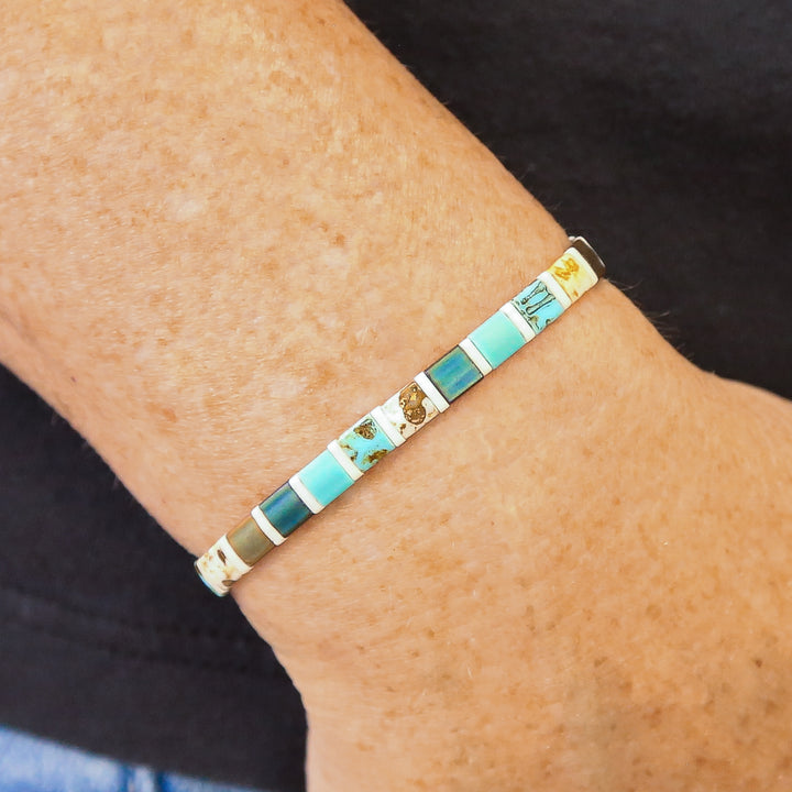 BLUE HAWAII - Tila Bracelet Stack of 3