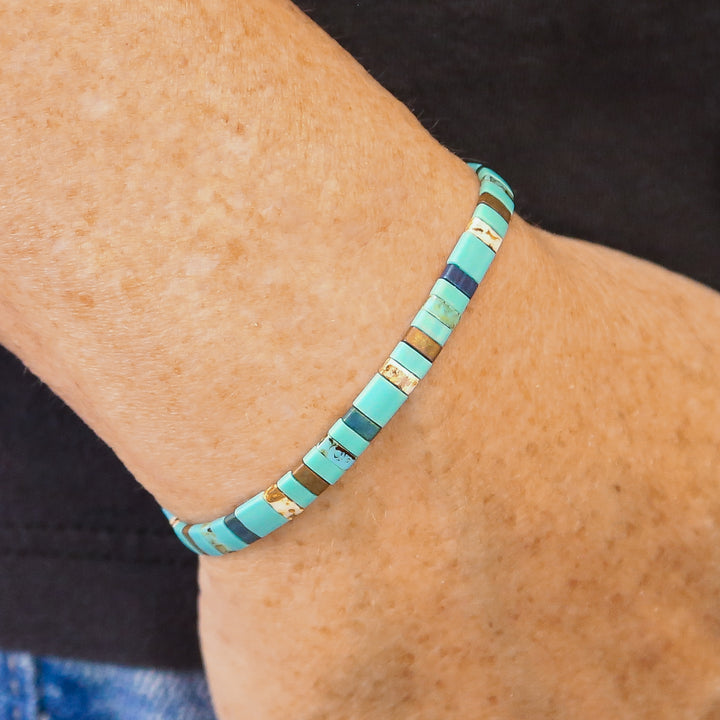 BLUE HAWAII - Tila Bracelet Stack of 3