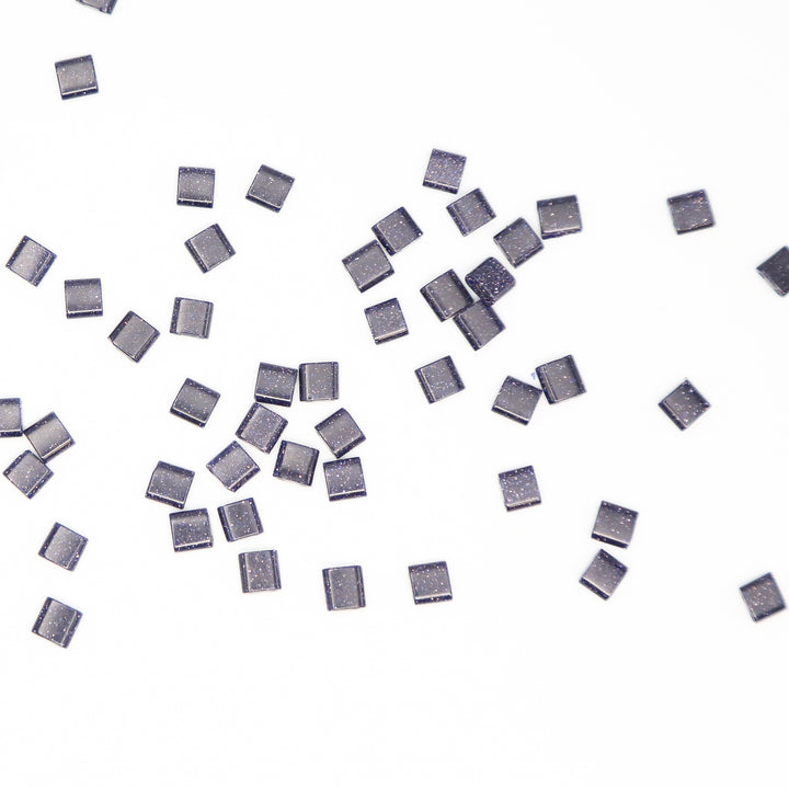 BLUE SANDSTONE - Whole Stone Tile Beads
