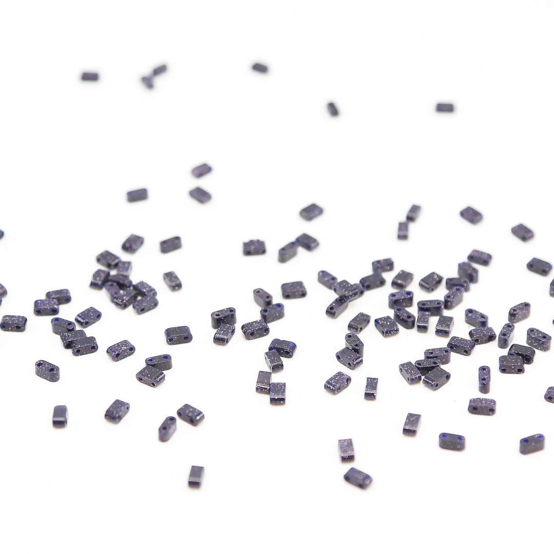 BLUE SANDSTONE - Whole Stone Tile Beads