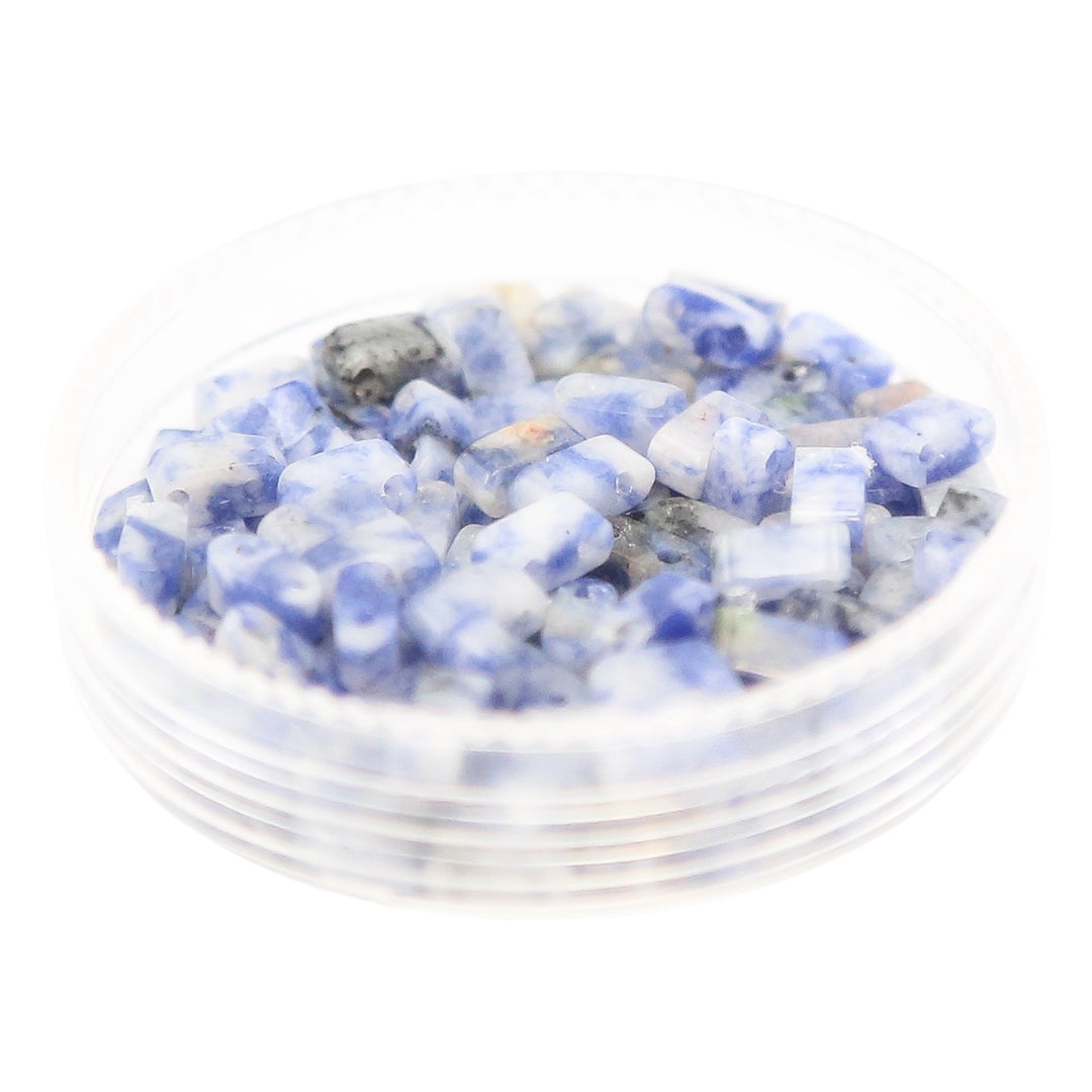 BLUE SPOT - Whole Stone Tile Beads