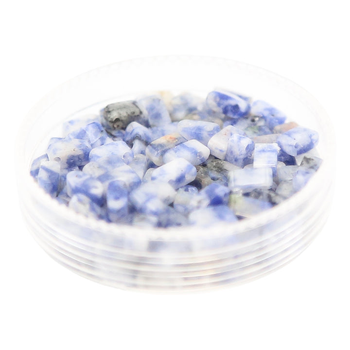 BLUE SPOT - Whole Stone Tile Beads