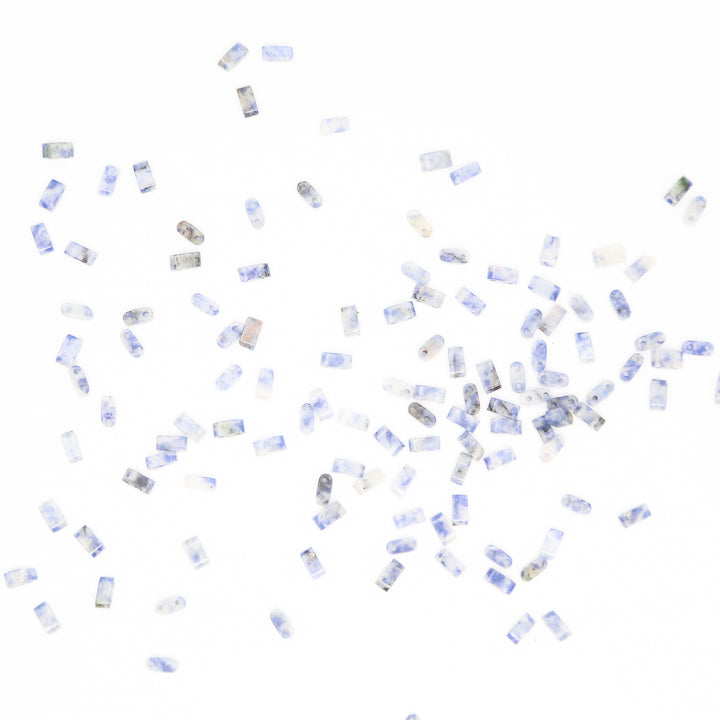 BLUE SPOT - Whole Stone Tile Beads