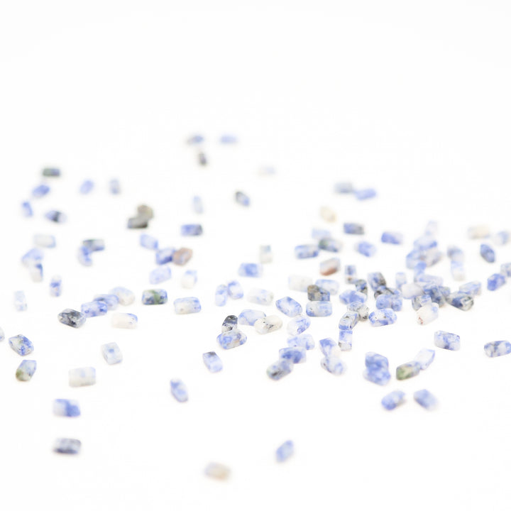 BLUE SPOT - Whole Stone Tile Beads
