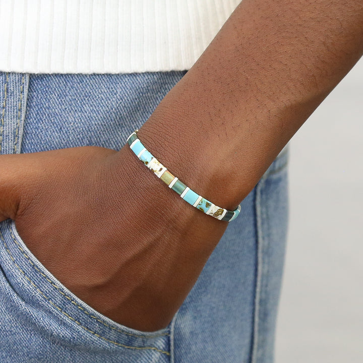 BLUE HAWAII - Tila Bead Bracelet | Single