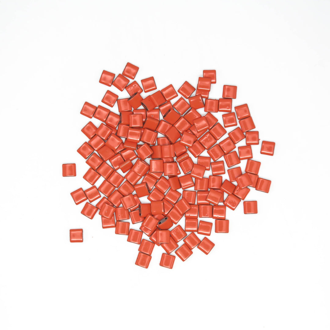 Bright Sienna - Half Tile Beads - Mack & Rex