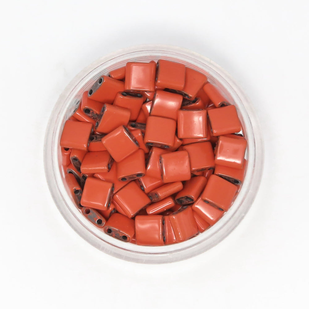 Bright Sienna - Half Tile Beads - Mack & Rex