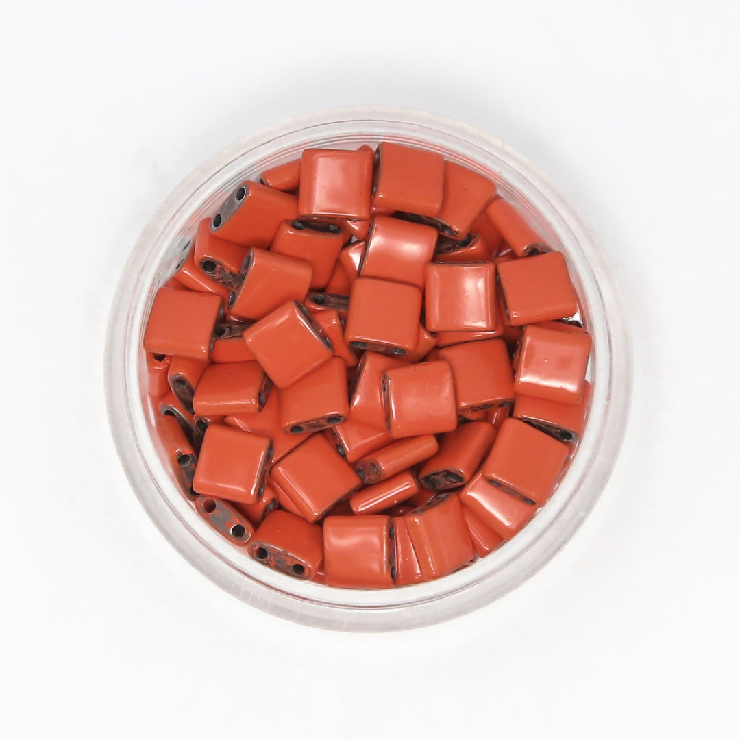 Bright Sienna - Half Tile Beads - Mack & Rex