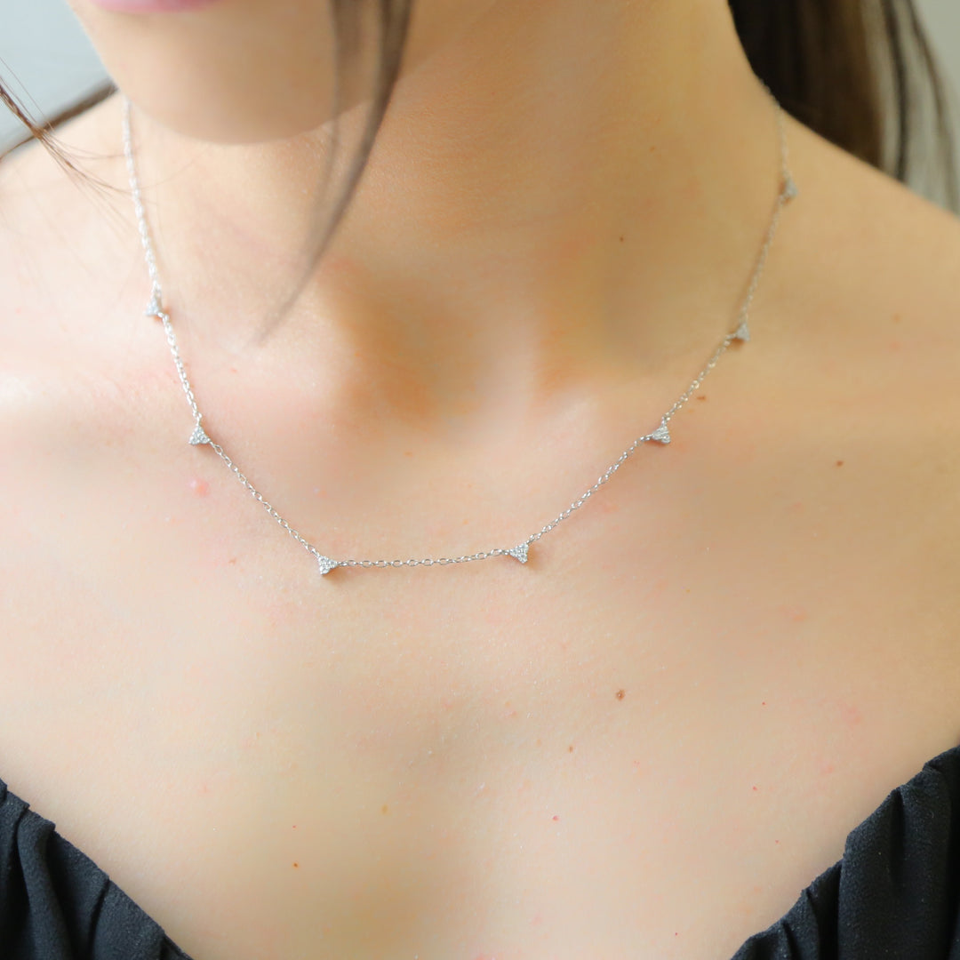 BURBANK |  Sterling Silver Necklace | 15.7 Inch