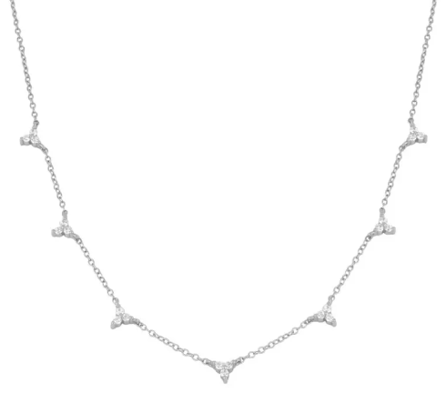 BURBANK |  Sterling Silver Necklace | 15.7 Inch