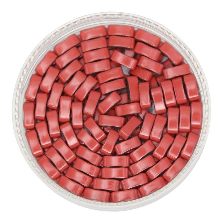 BURNT MELON  - Whole Tile Beads