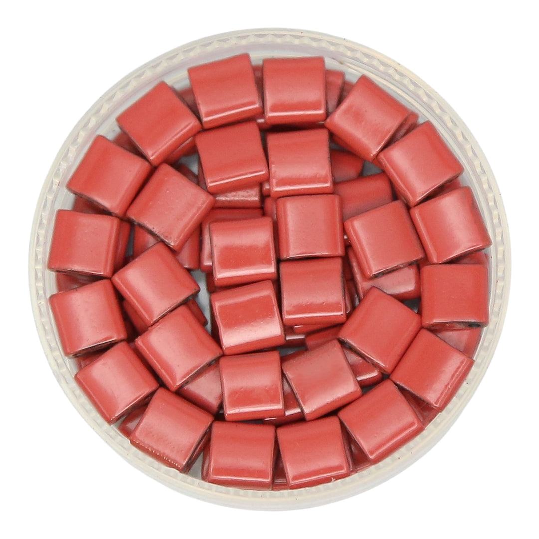 BURNT MELON  - Whole Tile Beads