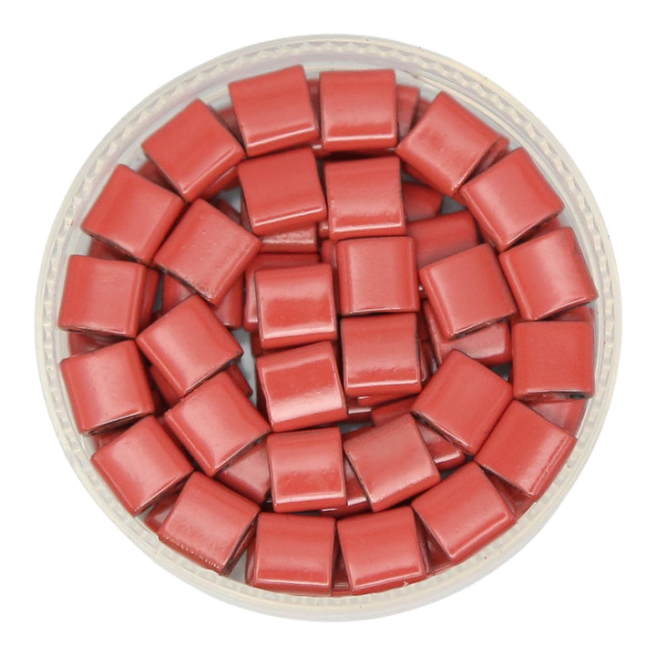 BURNT MELON  - Whole Tile Beads