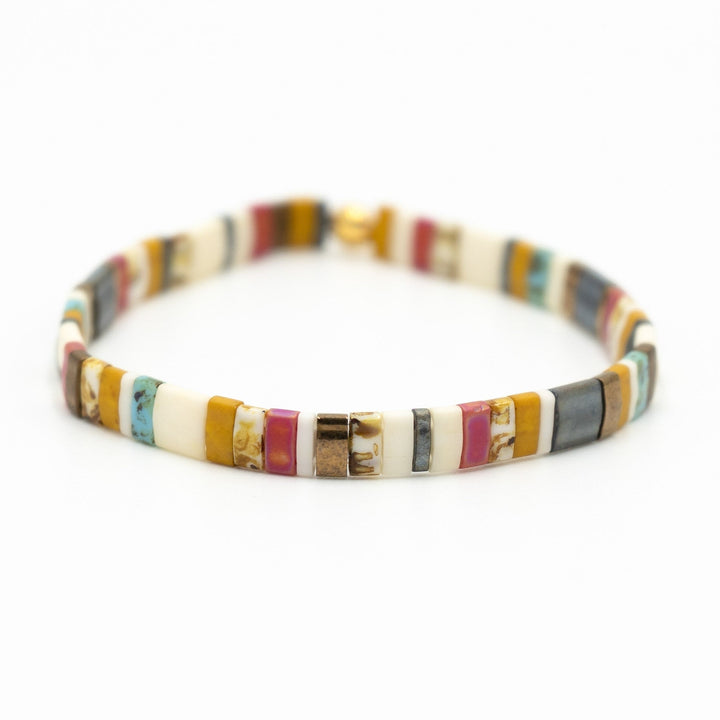 CAROLINA BEACHES - Tila Bead Bracelet | Single - Mack & Rex