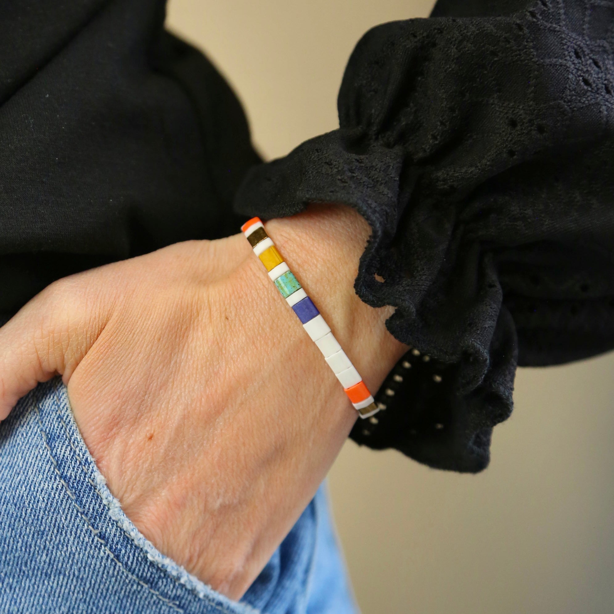 Mack & Rex Beaded Bracelets - 2X-Large 7.25-Inch, Miyuki Glass