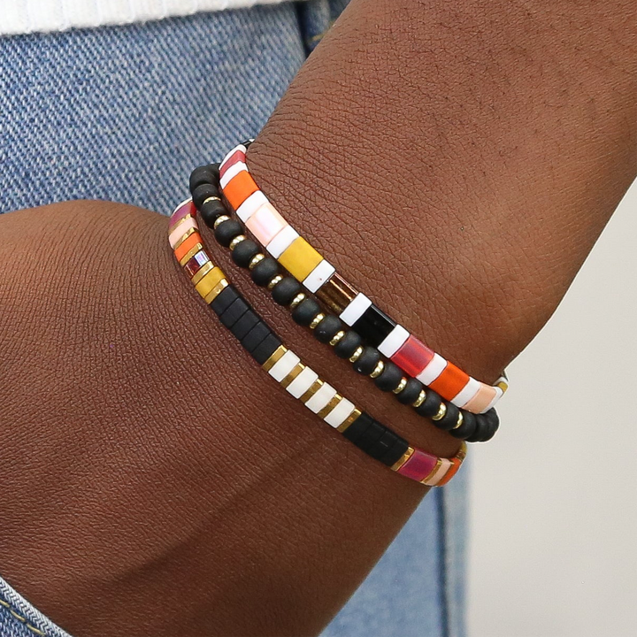 NIGHTFALL - Tila Bracelet Stack of 3