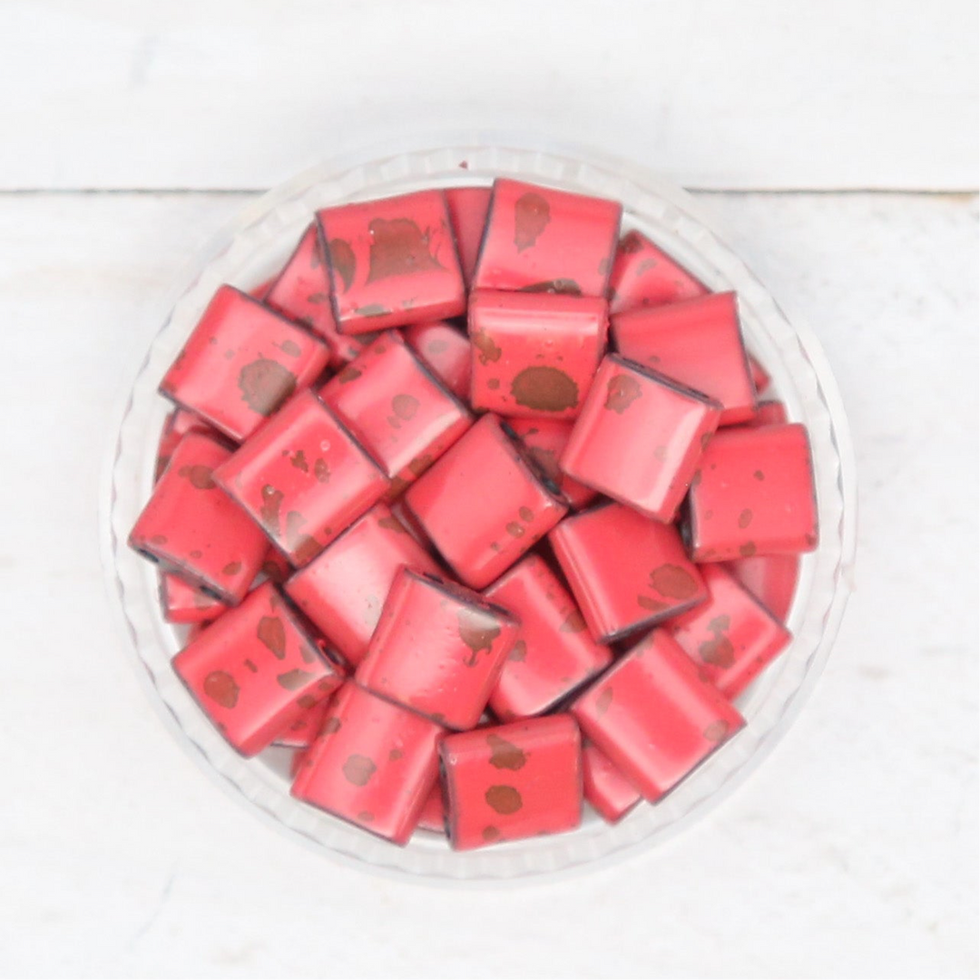 DIRTY STRAWBERRY - Half Tile Beads