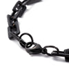 CURBCHECK BLACK - Men's Steel Bracelet - Mack & Rex