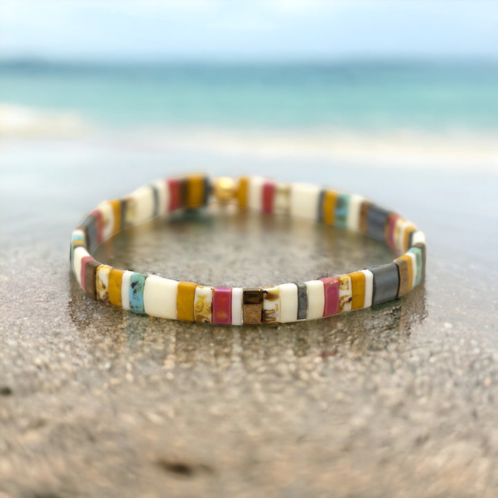 CAROLINA BEACHES - Tila Bead Bracelet | Single