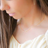 CHELSEA - 925 Sterling Silver or 18K Gold Zircon Necklace