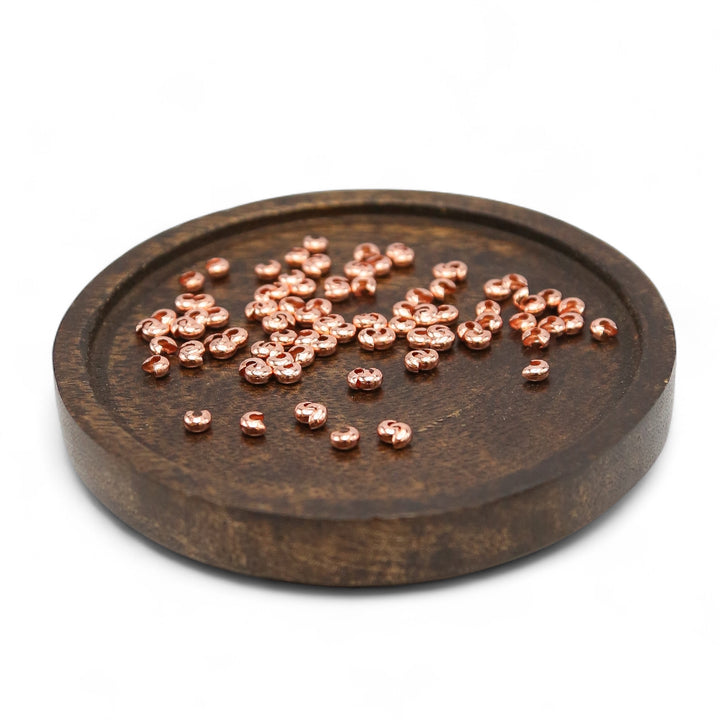 4mm Crimp Covers - Pack of 100pc - ALL COLORS