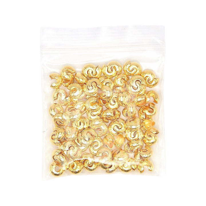4mm Crimp Covers - Pack of 100pc - ALL COLORS