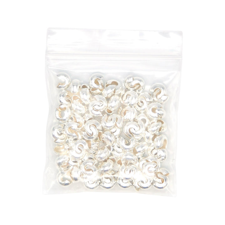 4mm Crimp Covers - Pack of 100pc - ALL COLORS