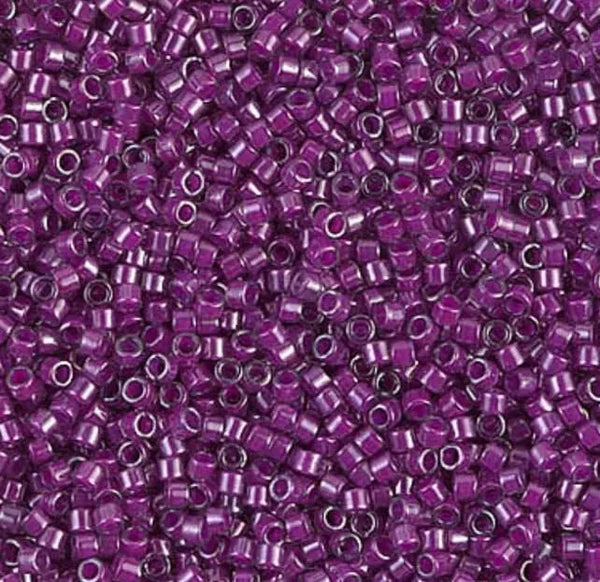 Crystal Medium Plum ICL 11/0 Delica Seed Beads || DB-0281 | 11/0 delica  beads || DB0281