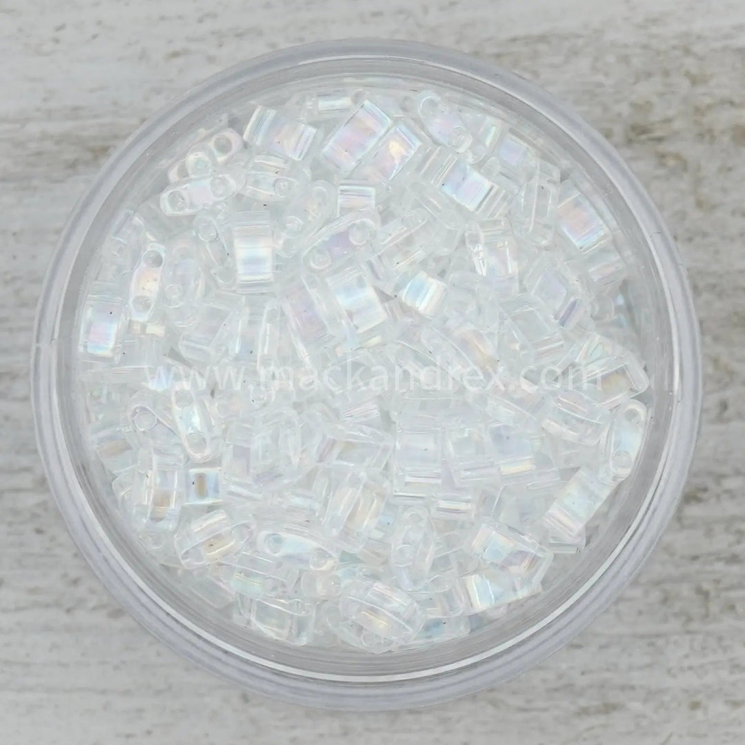 0250 Crystal Rainbow - Quarter Tila Beads