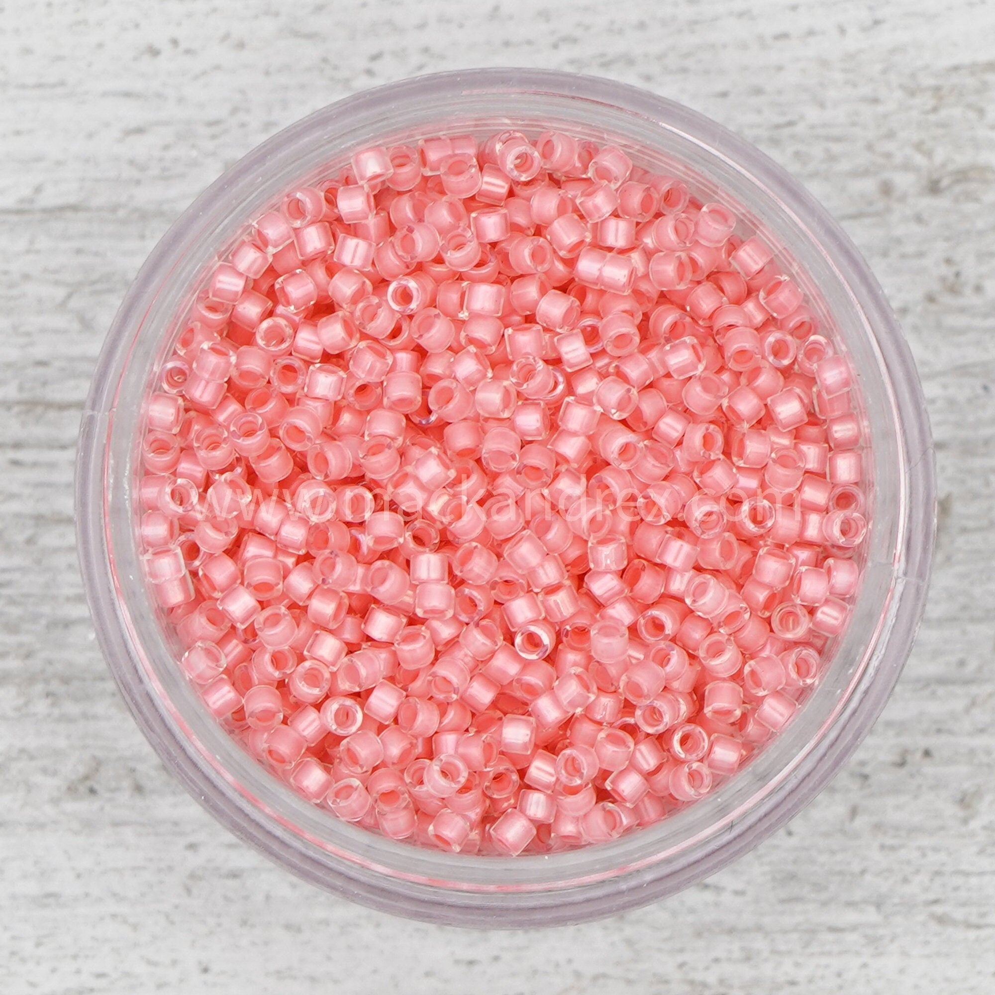 Crystal Rose Pink ICL 11/0 Delica Seed Beads || DB-0070 | 11/0 delica beads || DB0070