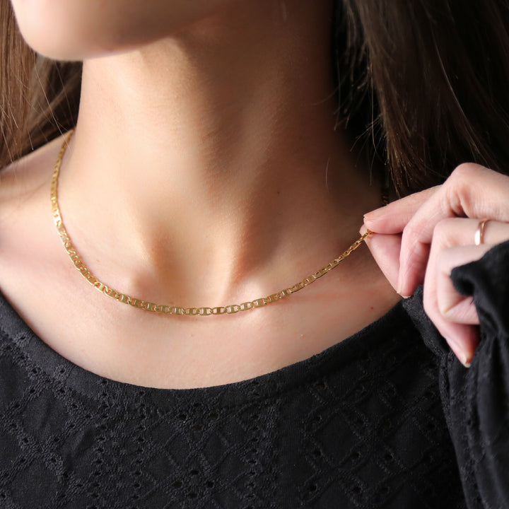 CYPRESS | 18K Gold Necklace | Pop Top chain necklace