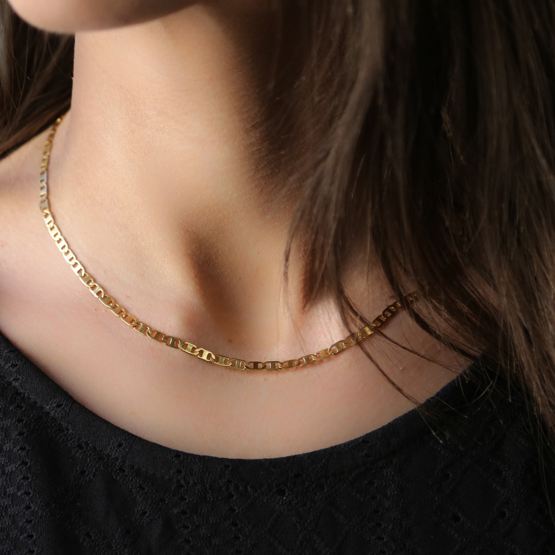 CYPRESS | 18K Gold Necklace | Pop Top chain necklace