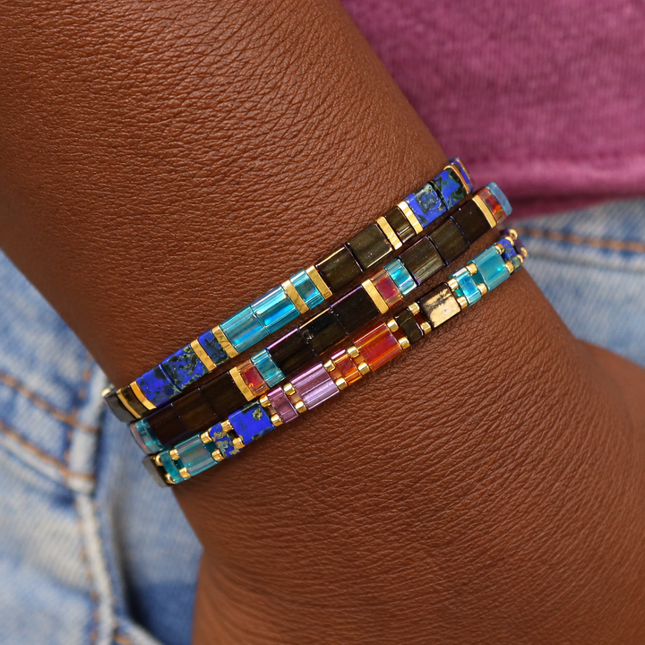 STORM RUNNER - Tila Bracelet Stack of 3