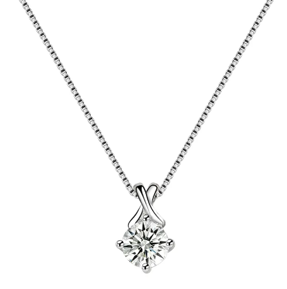 DAZZLE | 925 Sterling Silver Necklace With AAA Zircon