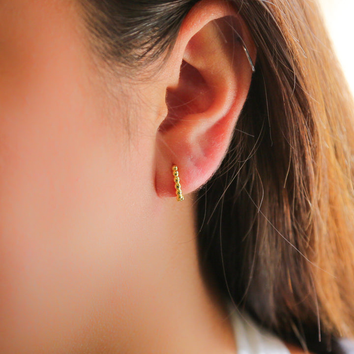 AVA - 18K Gold Hoop Earrings