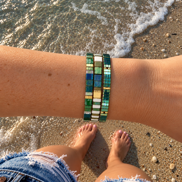 ENCHANTED GROVE - Tila Bracelet Stack of 3